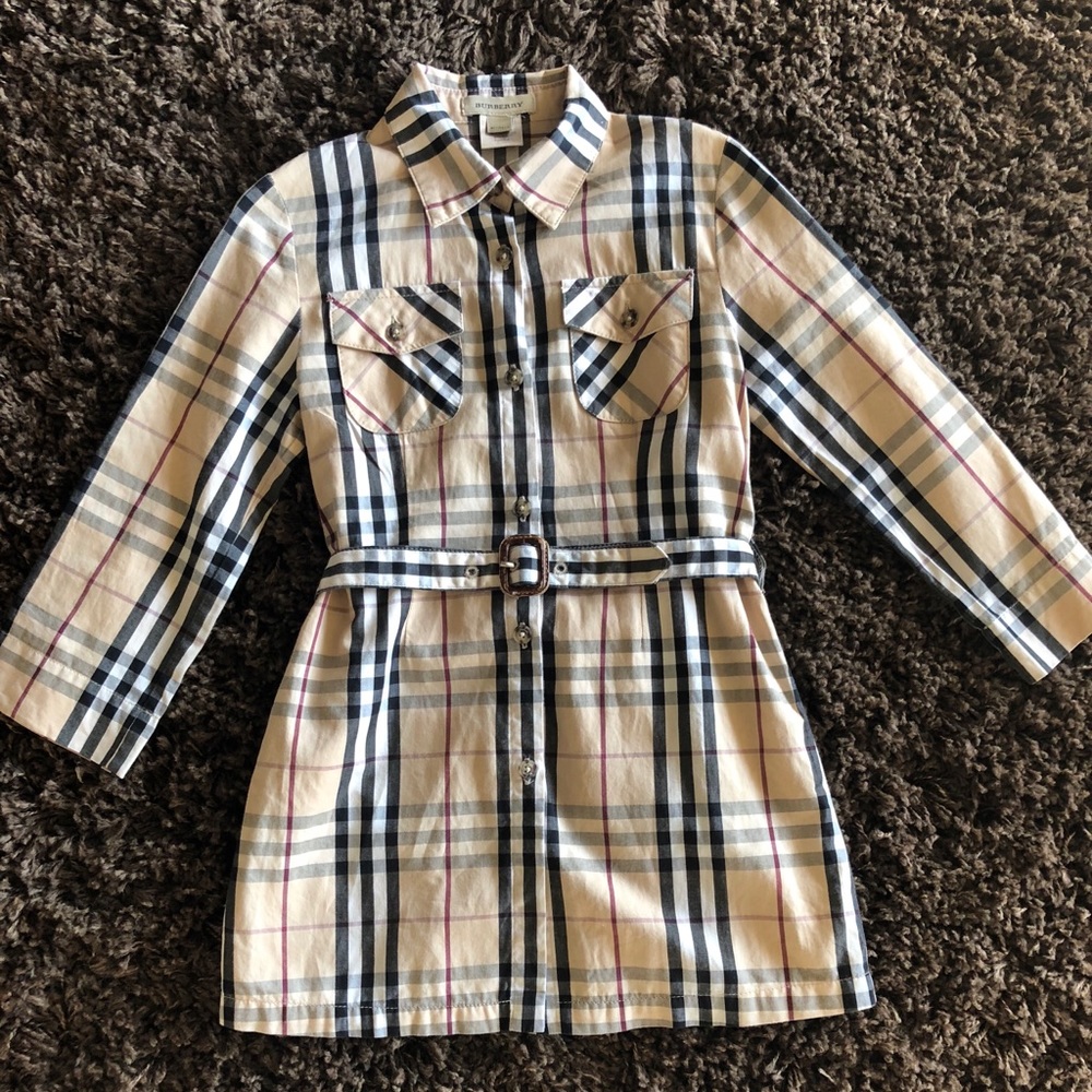 Burberry Check Dress (Girls size 4Y)